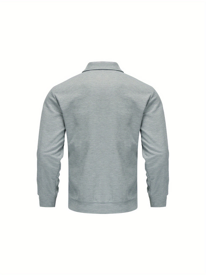 Marvin - Casual Polyester Zip-Up Jacket
