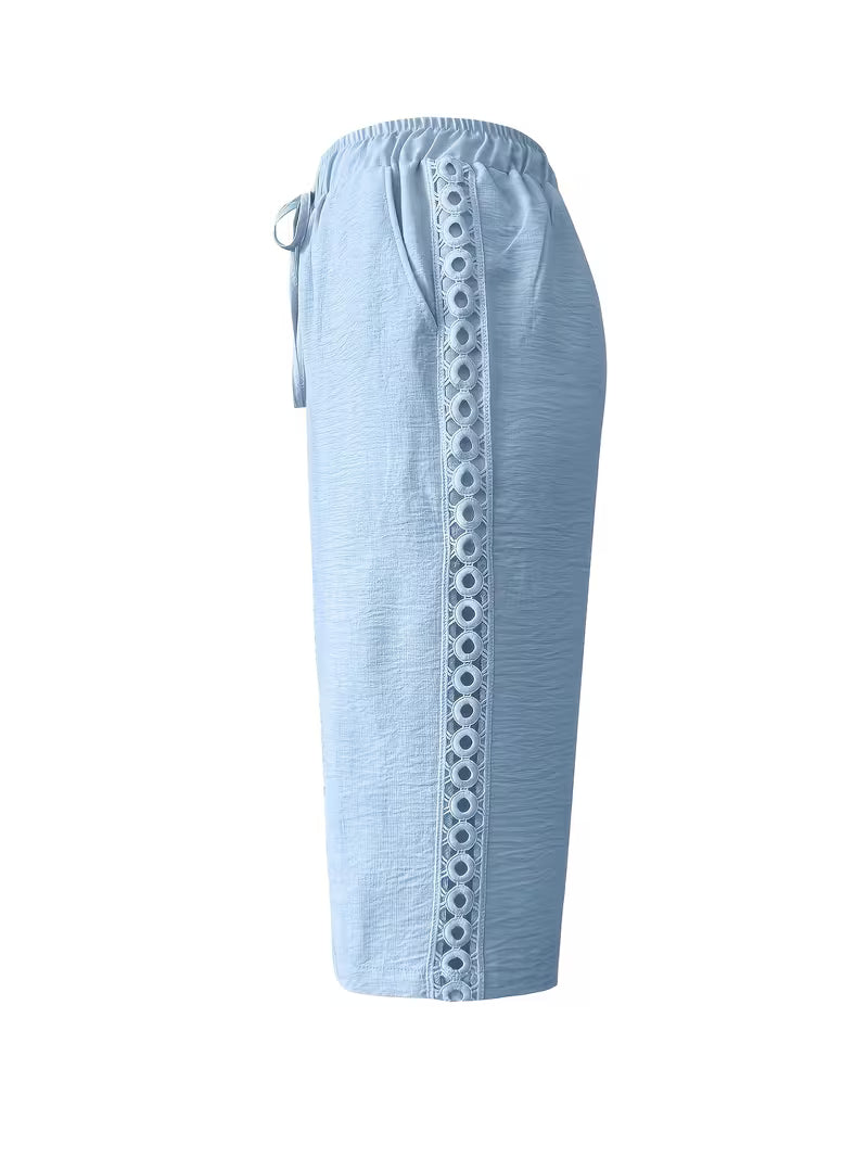 Arnisa - Comfortable Summer Side Lace Pocket Pant