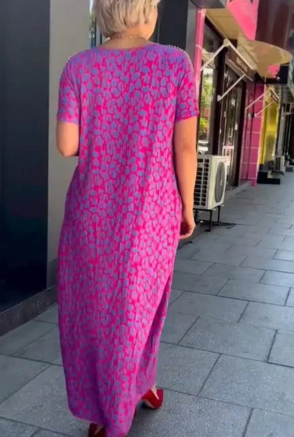Aspasia - Bold And Breezy Printed Dress
