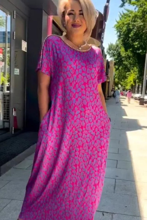 Aspasia - Bold And Breezy Printed Dress