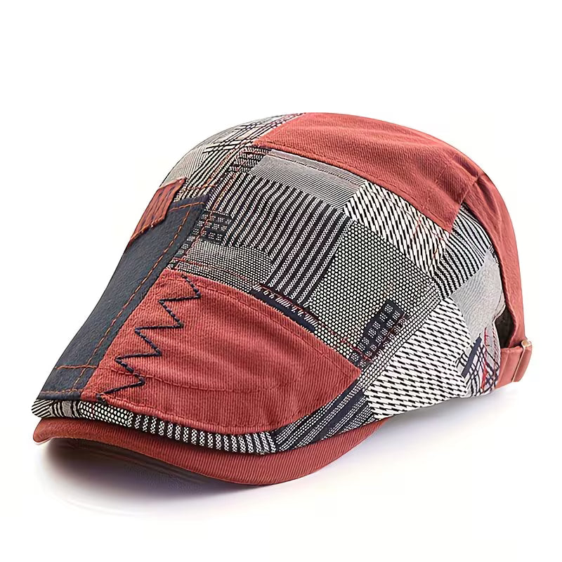 Girma - Breathable Checkered Pattern Beret