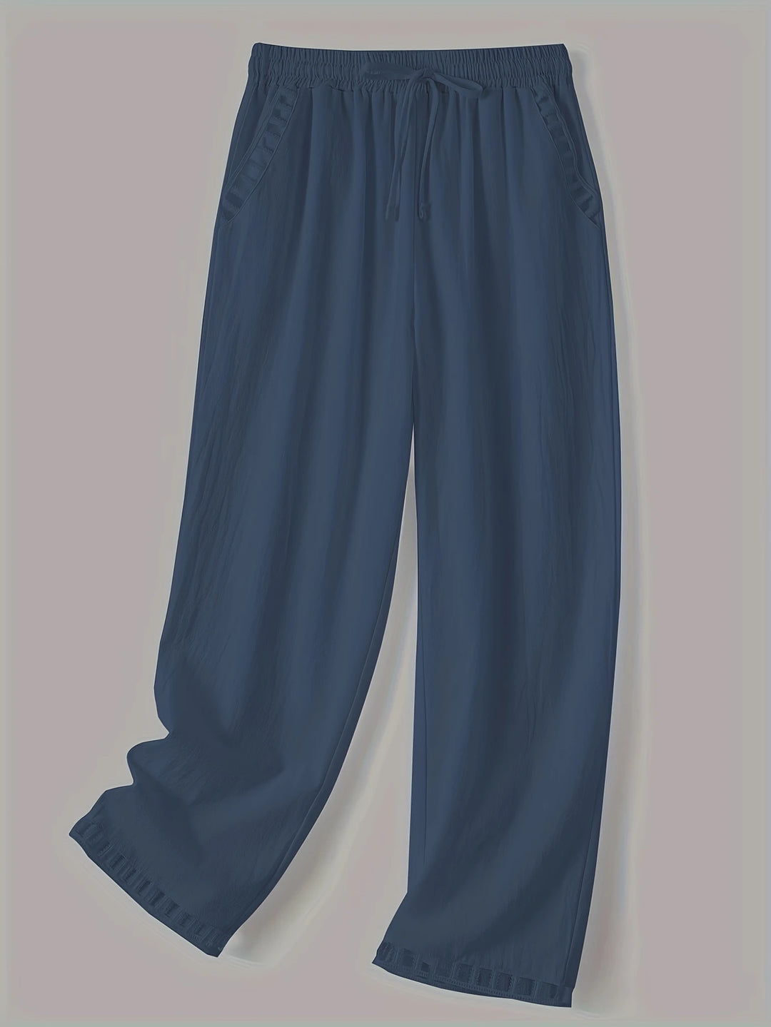 Tracey - Contrast Trim Cropped Pants