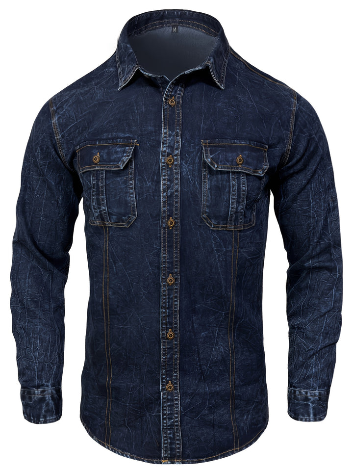 Dolvin - Casual Long Sleeve Shirt With Double Pocket