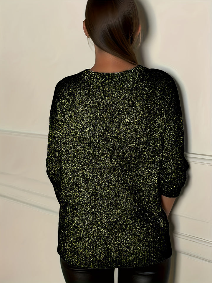 Healy - Knitted Sweater With V-Neck