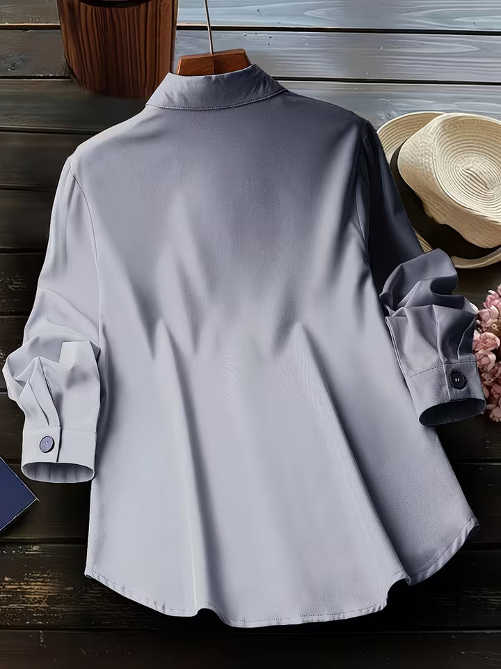 Fausta - Single Breasted Long Sleeve Shirt
