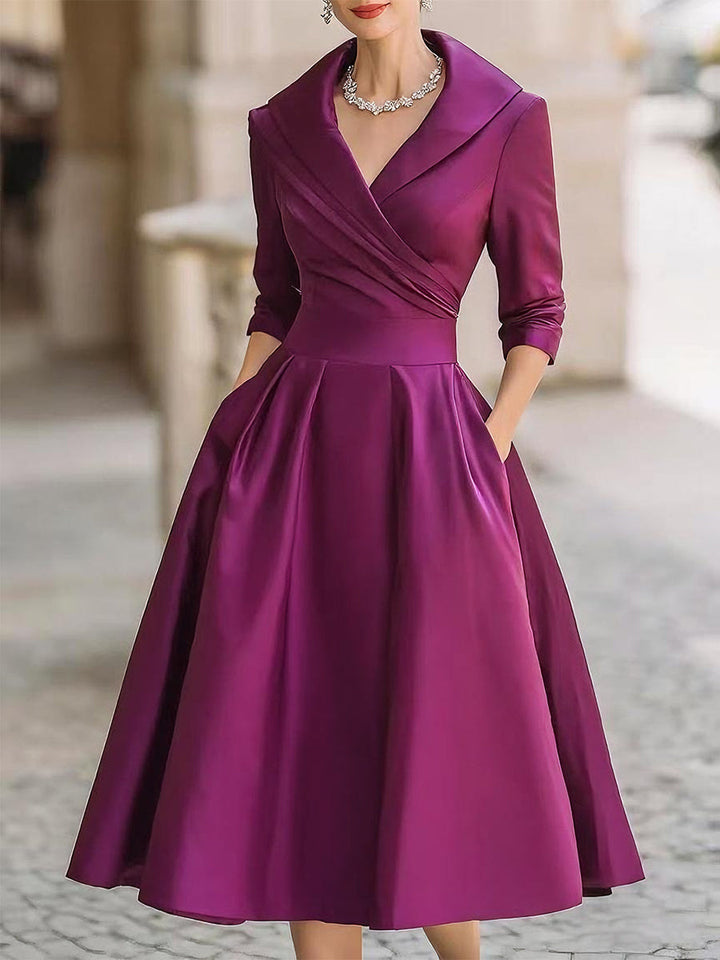 Ariellea - Satin Midi Dress