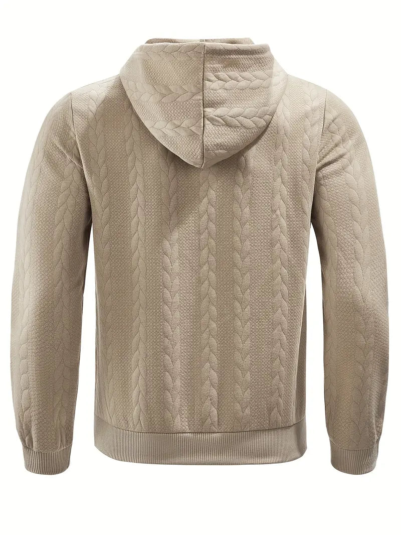 Philipp - Casual Zip Up Hoodie With Long Sleeve