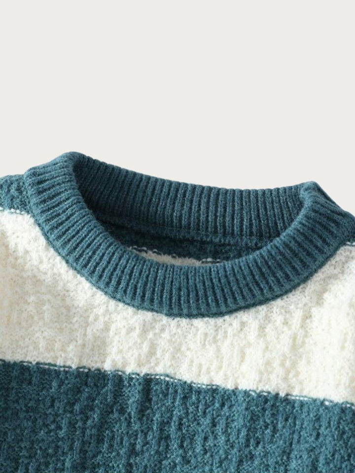 Jorren - Round Neck Striped Sweater