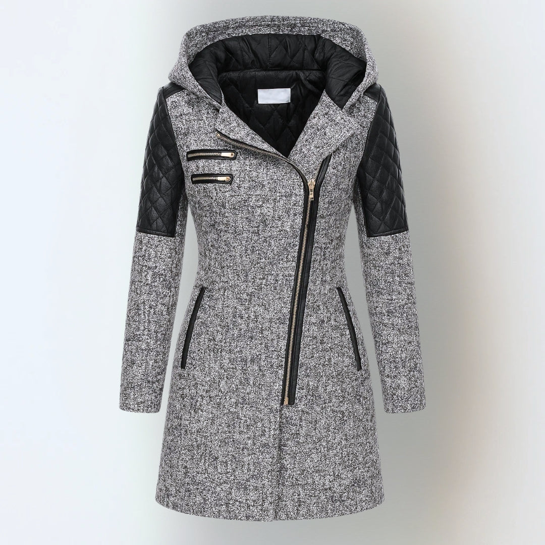 Jasneet - Winter Hooded Jacket With Zipper