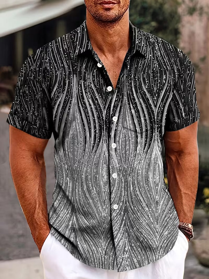 Klenn - Short Sleeve Shirt With 3D Print