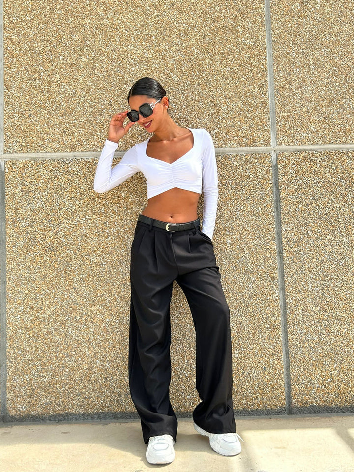 Veenadi - High Waist Wide Leg Pant