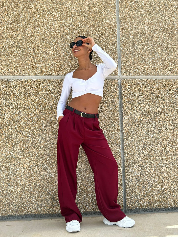 Veenadi - High Waist Wide Leg Pant
