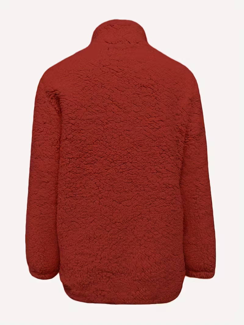 Humera - Elegant Long Sleeve Zip Up Jacket