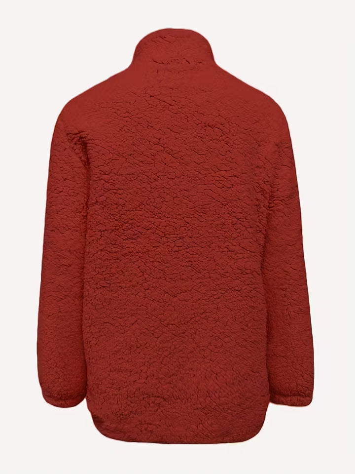 Humera - Elegant Long Sleeve Zip Up Jacket