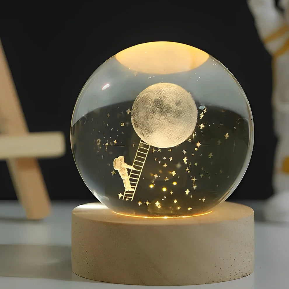 Glow Sphere – Luminous Crystal Ball Lamp