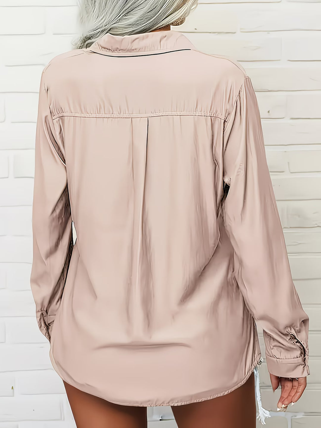 Tierna - Long Sleeve Button-Up Shirt
