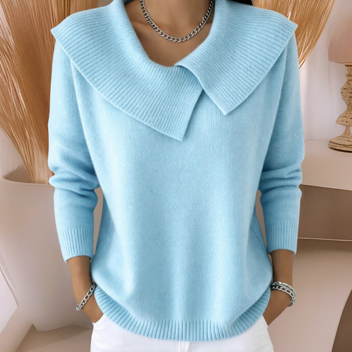 Yamina - Cozy Collared Sweater