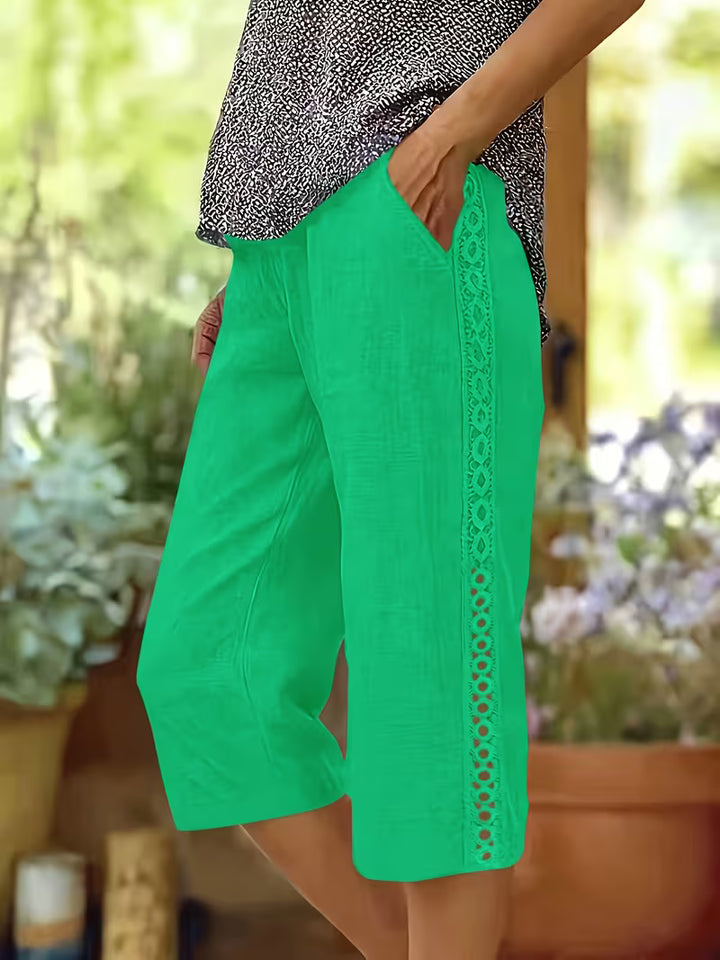 Arnisa - Comfortable Summer Side Lace Pocket Pant