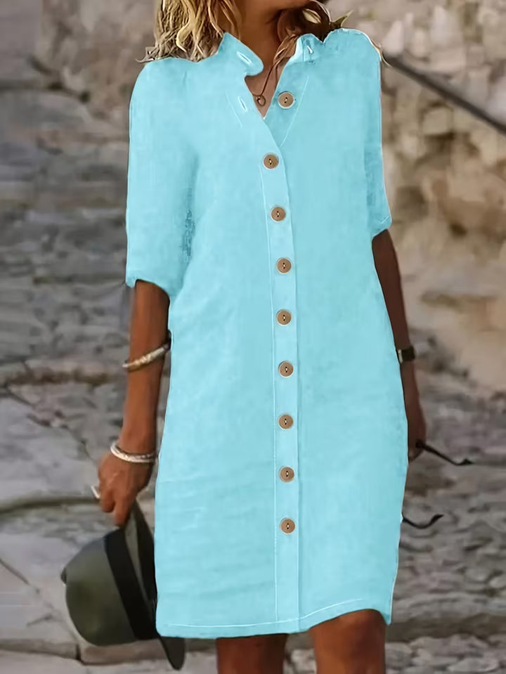 Keiniza - Short Sleeve Shirt Dress