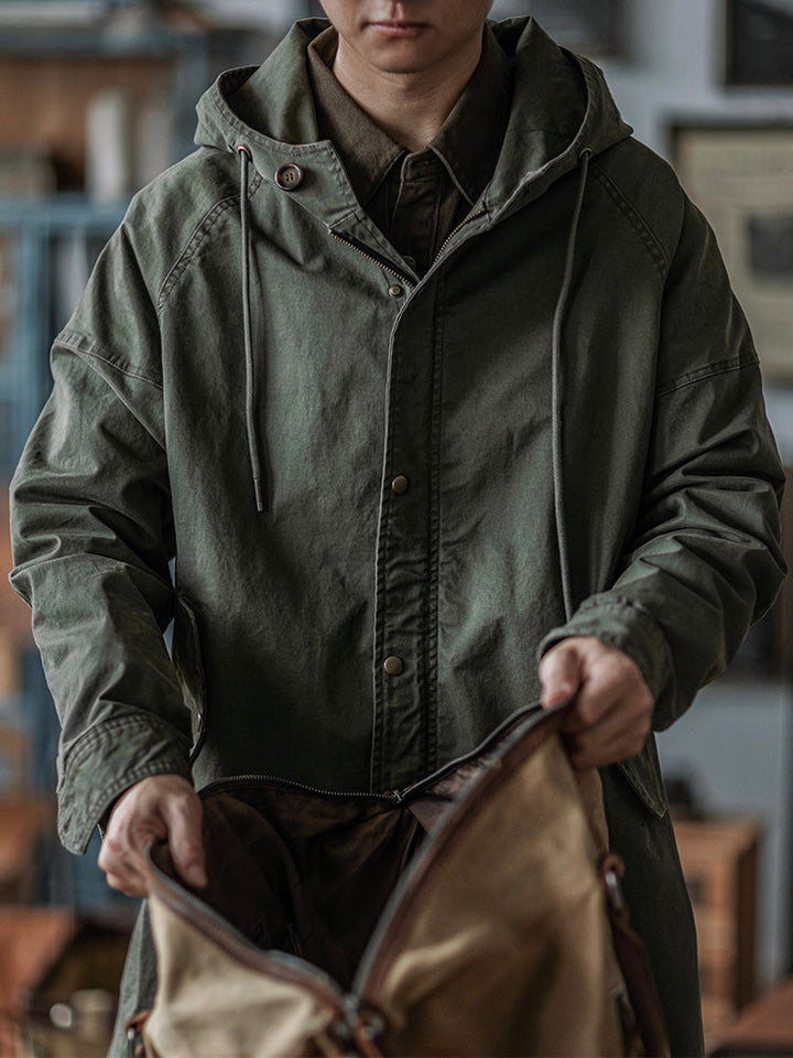 Engelbert - Fishtail Hooded Parka Windproof Jacket