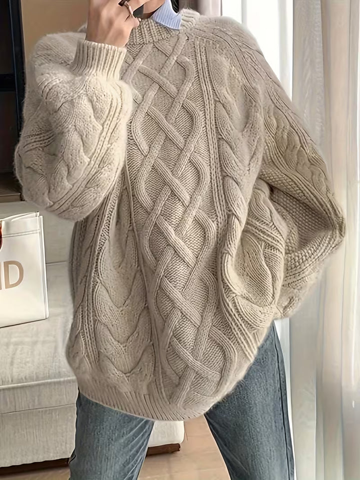 Elayra - Casual Loose Fitting Knitted Sweater