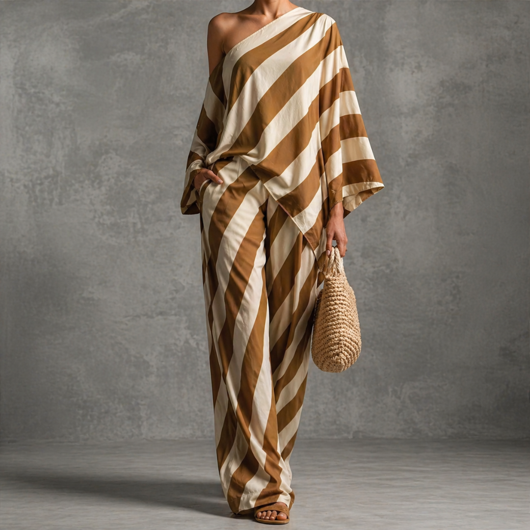 Elliotte - Asymmetric Two-Piece Set