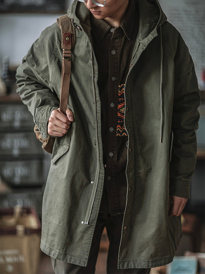 Engelbert - Fishtail Hooded Parka Windproof Jacket