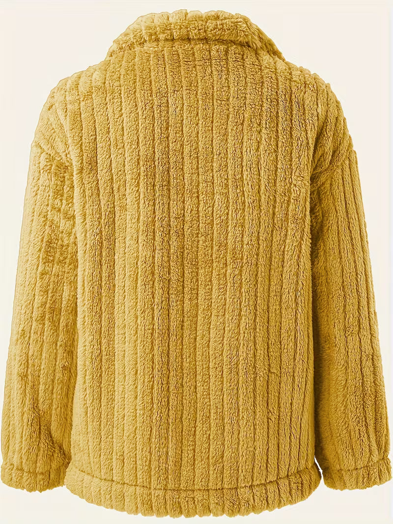 Lovana - Faux Fur Jacket Jacket With Pockets