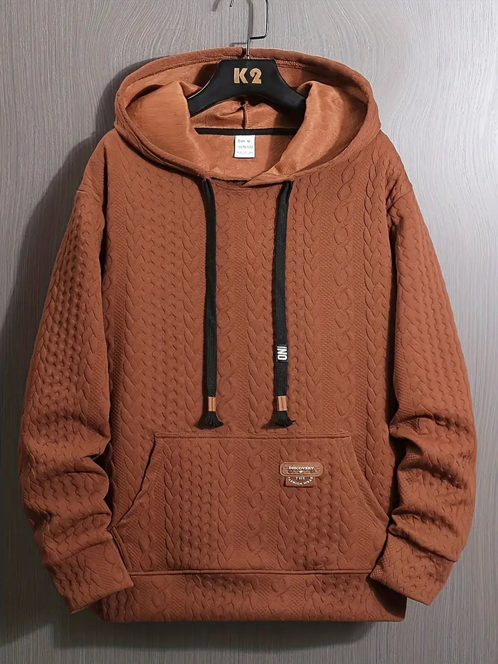 Pruitt - Long Sleeve Knitted Hoodie