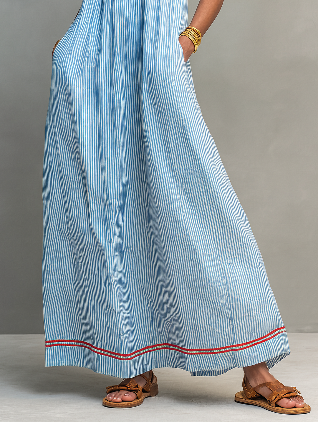 Aliyeva - Striped Maxi Dress