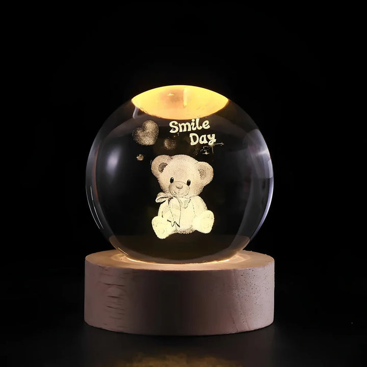 Glow Sphere – Luminous Crystal Ball Lamp