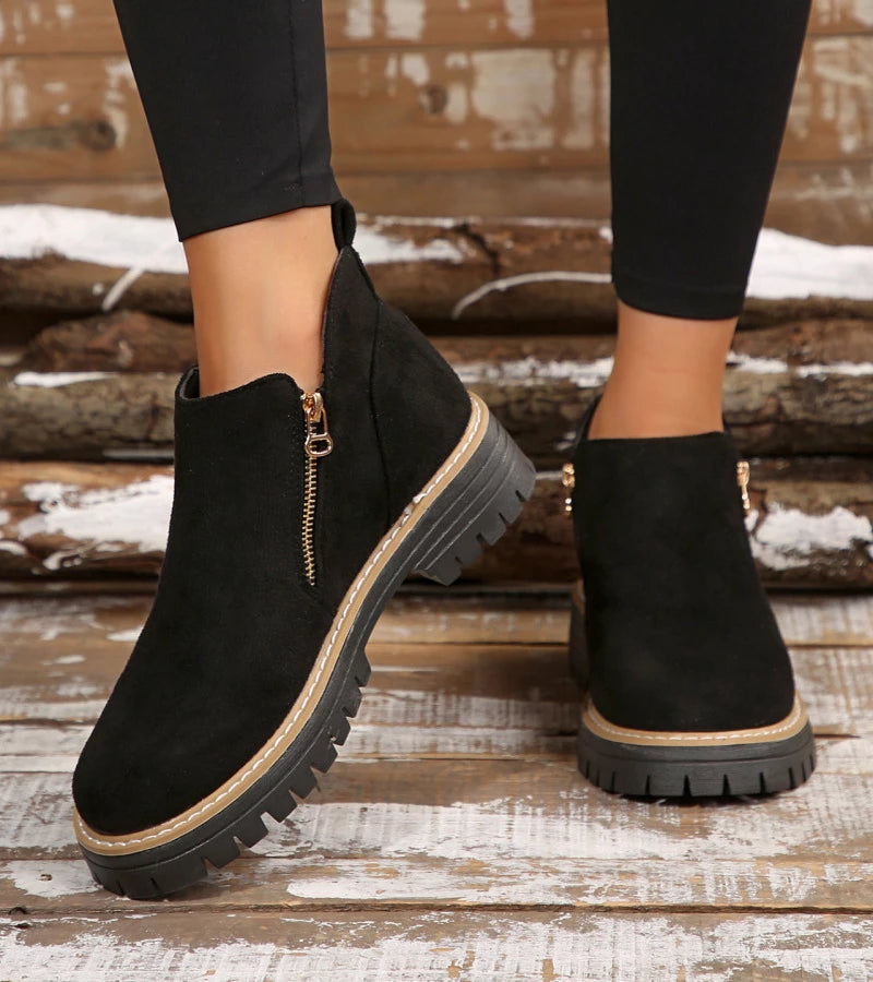 Miladie - Orthopedic Side Zipper Boot