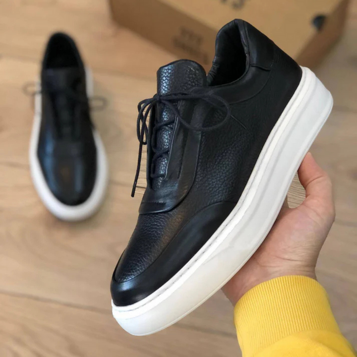 Corentin - Thick Sole Leather Sneaker