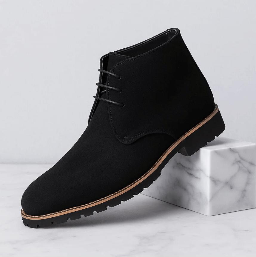 Zampa - Elegant Lace-up Leather Boot
