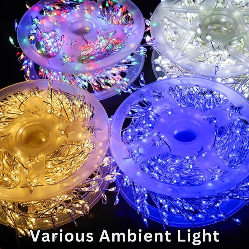 TwinkleWire - Copper Wire Fireworks String Lights With Remote Control