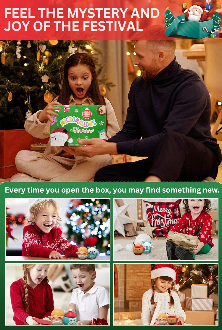 FestiveFuzzies - Christmas Advent Calendar With Plush Doll