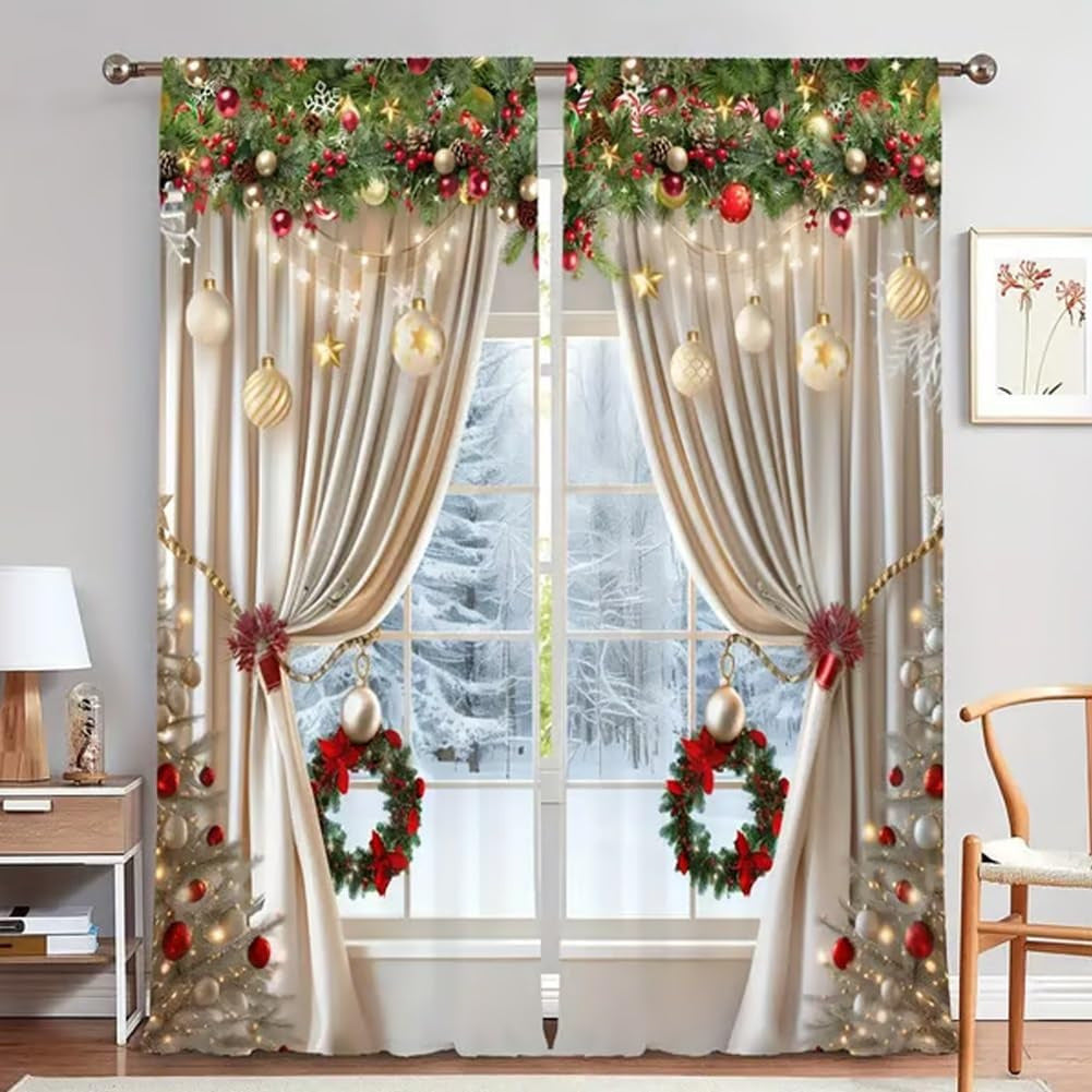 MerryDrape - Christmas Curtains Set