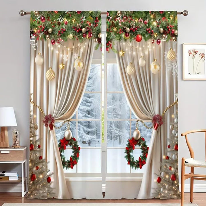 MerryDrape - Christmas Curtains Set