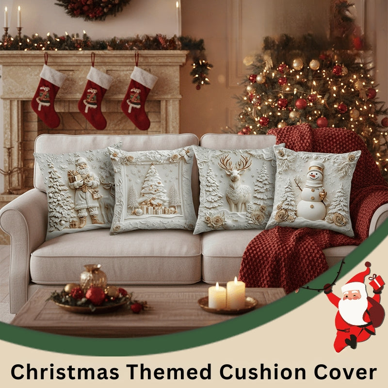 CozyFest - Christmas Themed Pillow Cover For Home Decorative