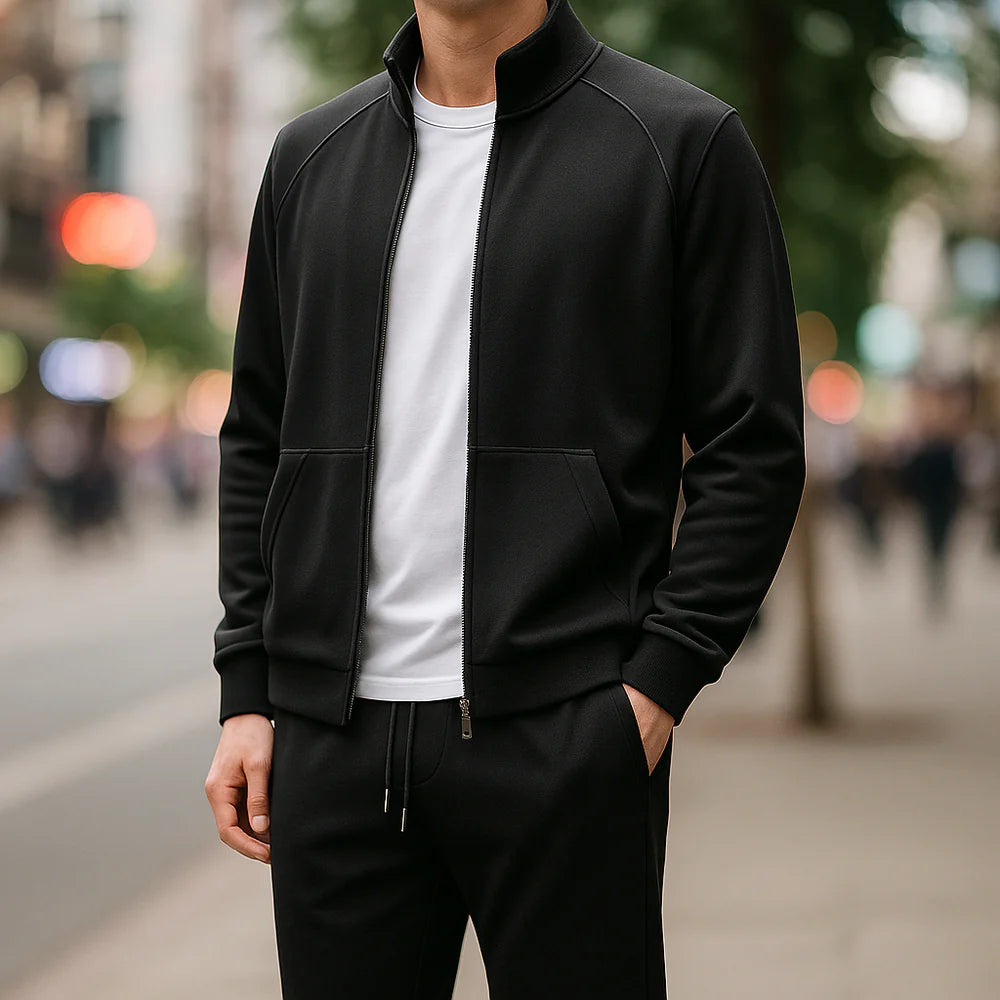 Brook - Casual Zip-Up Tracksuit Set