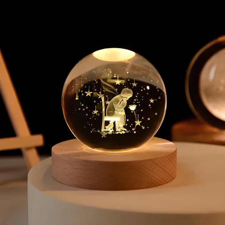 Glow Sphere – Luminous Crystal Ball Lamp