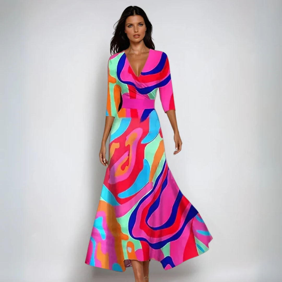 Annemiek - Luxurious Floral Dress