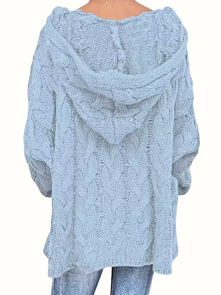 Miette - Casual Long Sleeve Knitted Sweater