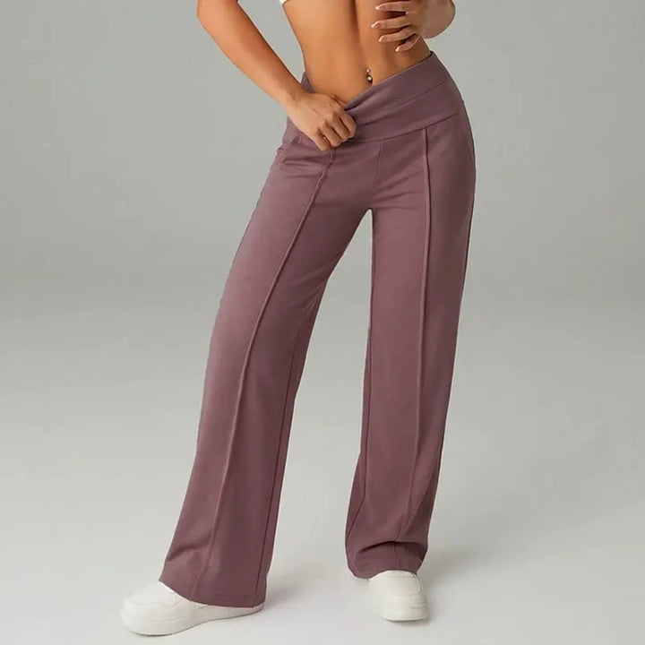 Xima - Straight Loose Leg Trousers