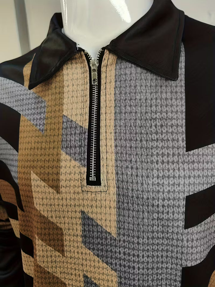 Thomson - Long Sleeve Shirt With Half Zipper