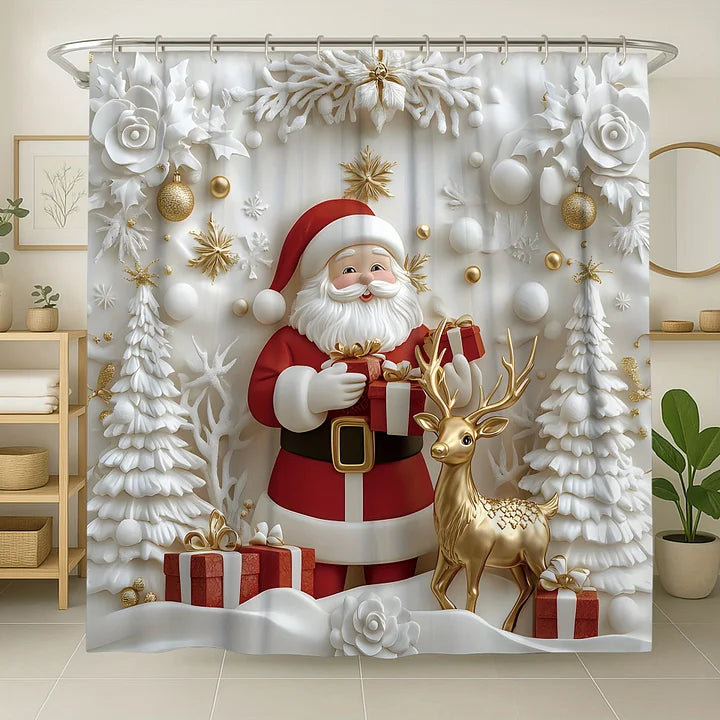 MerryBath - Holiday Bath Mats & Shower Curtains