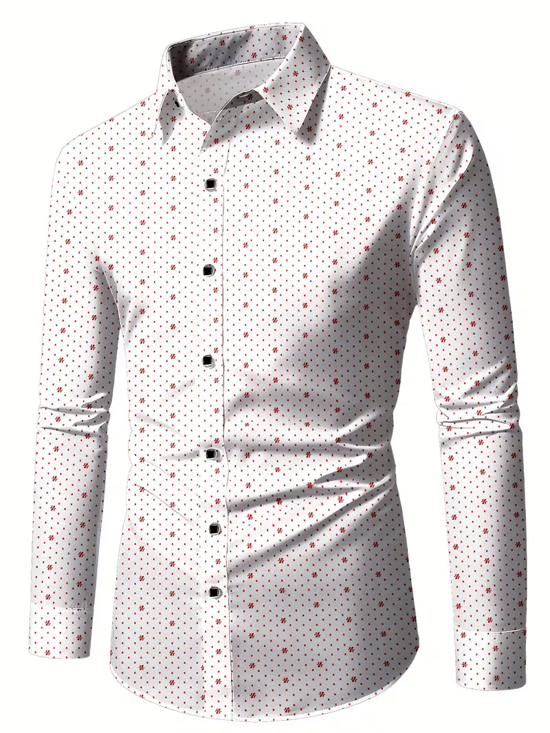 Spyros - Long Sleeve Shirt With Button Front