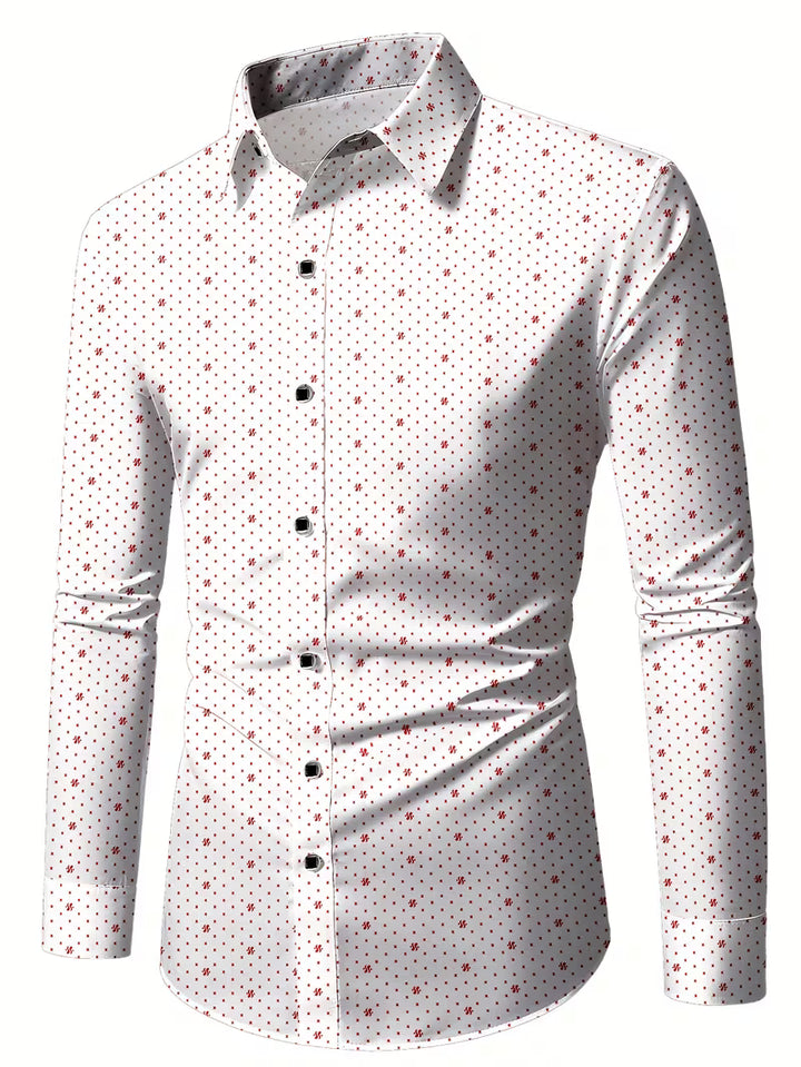 Spyros - Long Sleeve Shirt With Button Front