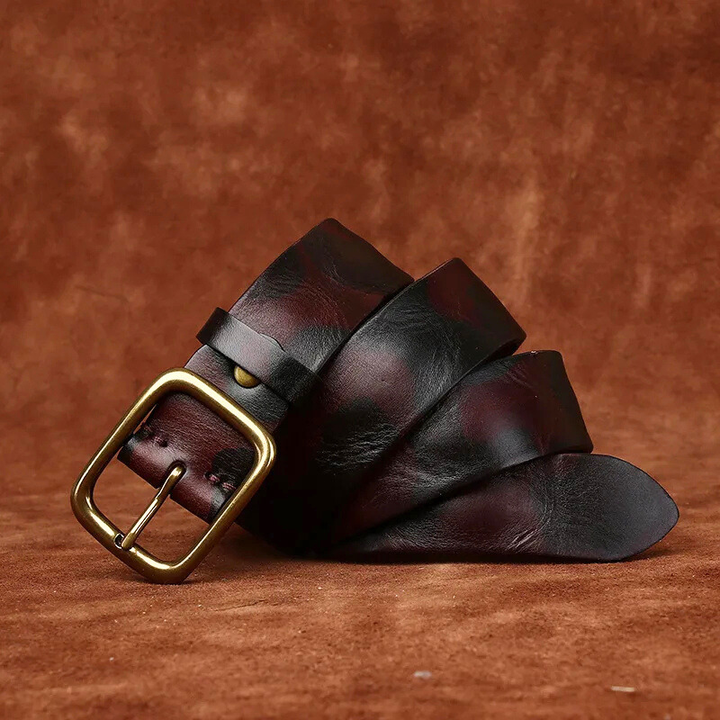 Lacy - Frontier Camo Genuine Leather Belt