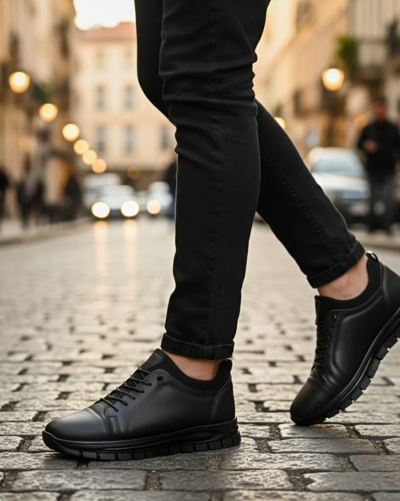 Steffen - Leather Lace-Up Shoes